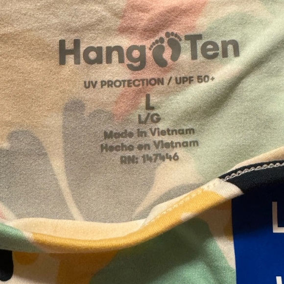 Hang Ten SunRay Long Sleeve Sun Tee L - Picture 12 of 14